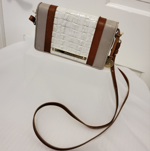 Brahmin DUXBURY Leather Crossbody/Clutch/Wallet, Classic Versatile - Picture 1 of 9